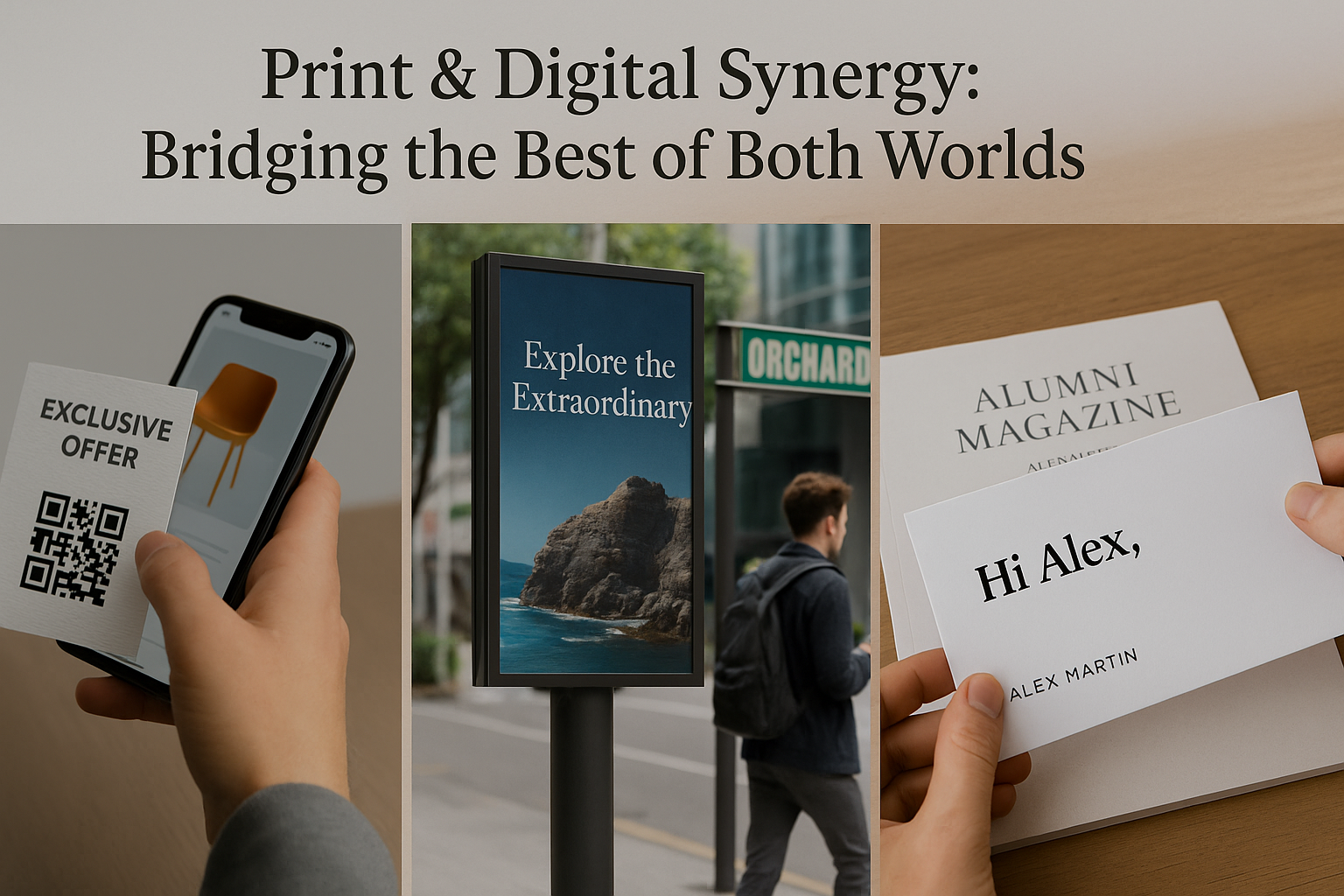Print and digital synergy in Singapore