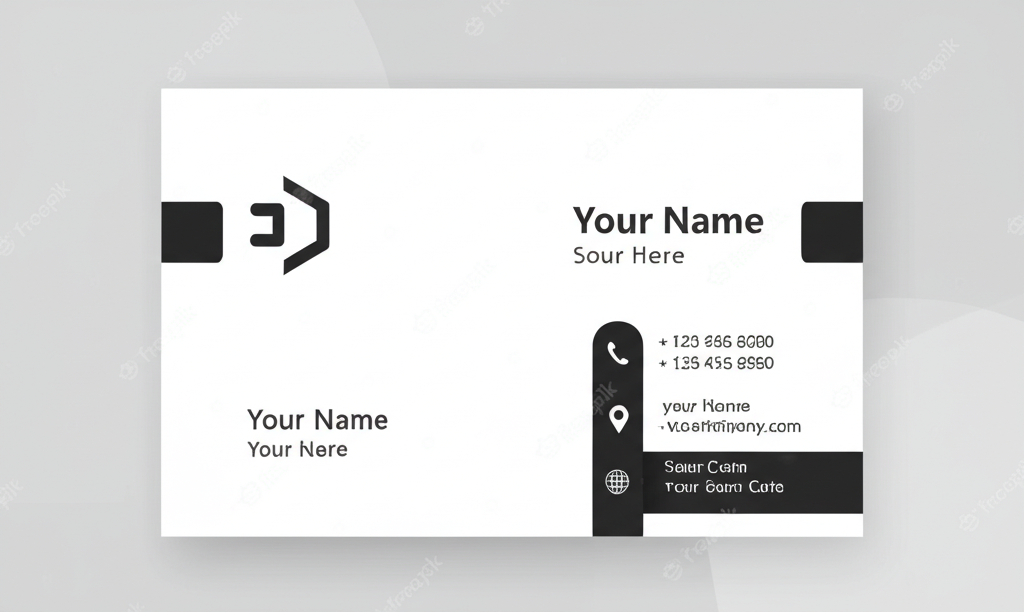 Essential business card information elements